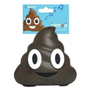 Jam Audio Poop Emoji Bluetooth Speaker Chocolate Swirl Wireless Portable Jemoji